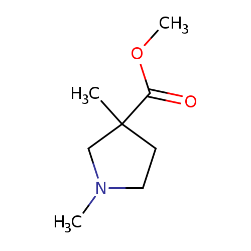 3-Pyrrolidinecarboxylic acid, 1,3-dimethyl-, methyl ester