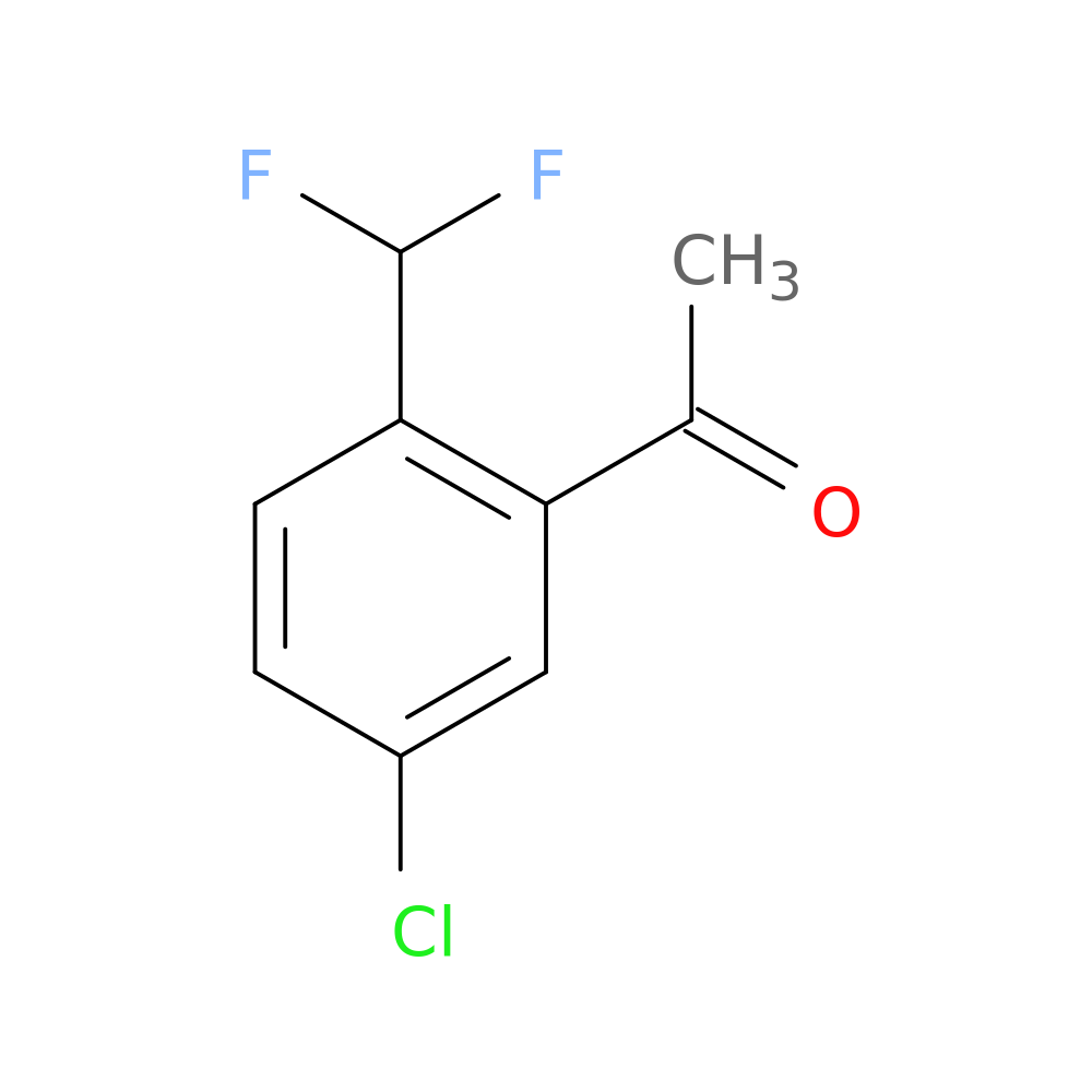 1-[5-chloro-2-(difluoromethyl)phenyl]ethan-1-one