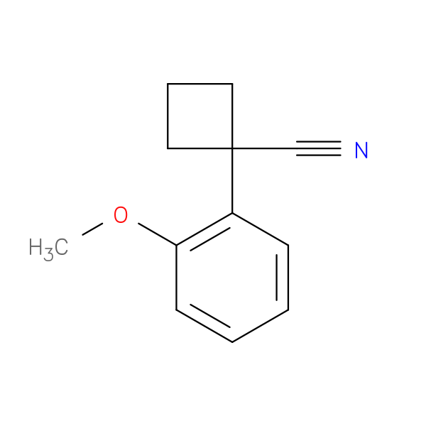 1-(2-Methoxyphenyl)cyclobutanecarbonitrile