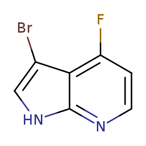 1H-Pyrrolo[2,3-b]pyridine, 3-bromo-4-fluoro-