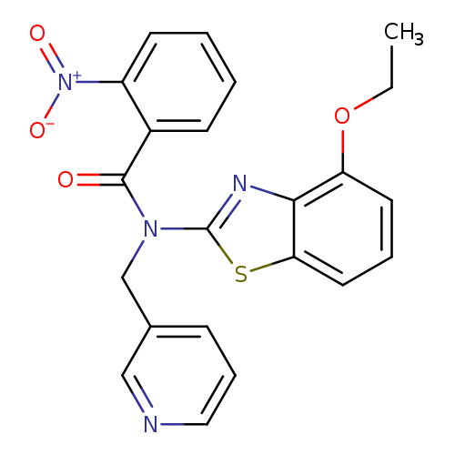 N-(4-ethoxy-1,3-benzothiazol-2-yl)-2-nitro-N-[(pyridin-3-yl)methyl]benzamide