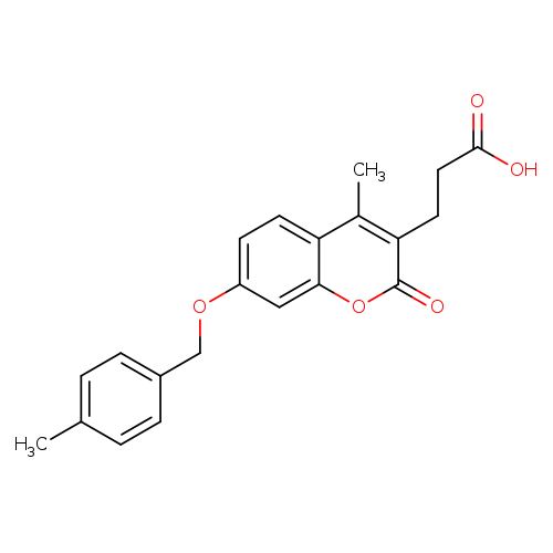 3-{4-methyl-7-[(4-methylbenzyl)oxy]-2-oxo-2H-chromen-3-yl}propanoic acid