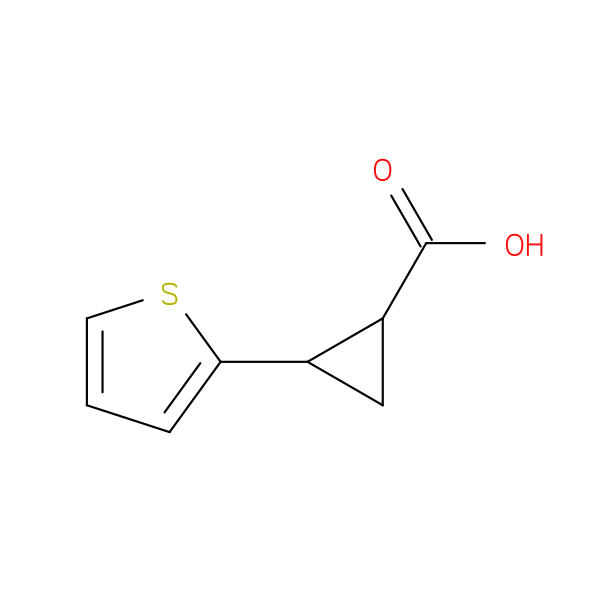 2-(Thiophen-2-yl)cyclopropanecarboxylic acid