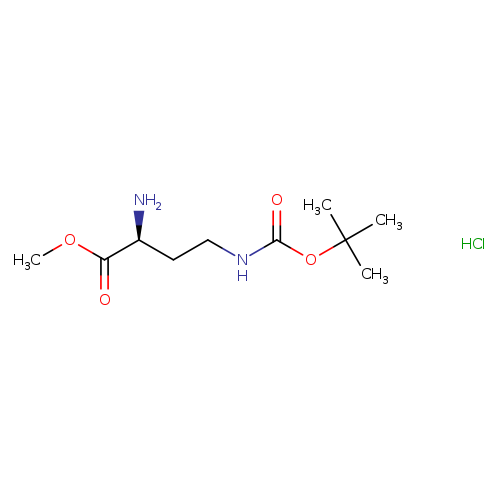 (S)-Methyl 2-amino-4-((tert-butoxycarbonyl)amino)butanoate hydrochloride