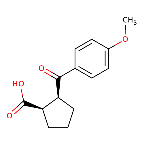 cis-2-(4-Methoxybenzoyl)cyclopentane-1-carboxylic acid