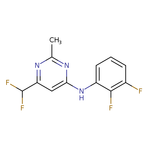 6-(difluoromethyl)-N-(2,3-difluorophenyl)-2-methylpyrimidin-4-amine