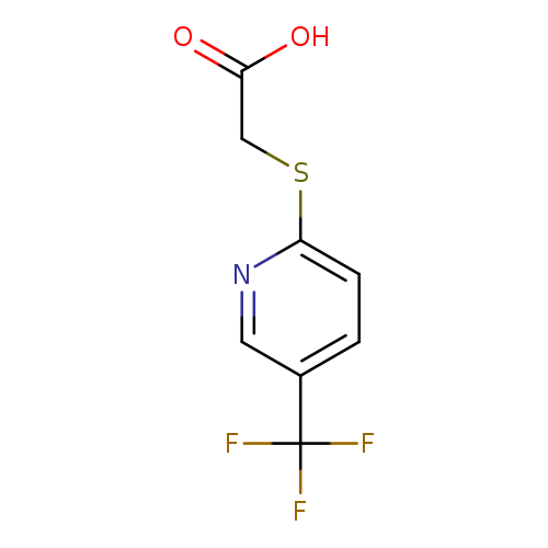 2-{[5-(trifluoromethyl)pyridin-2-yl]sulfanyl}acetic acid