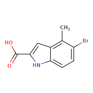 1H-Indole-2-carboxylic acid, 5-bromo-4-methyl-