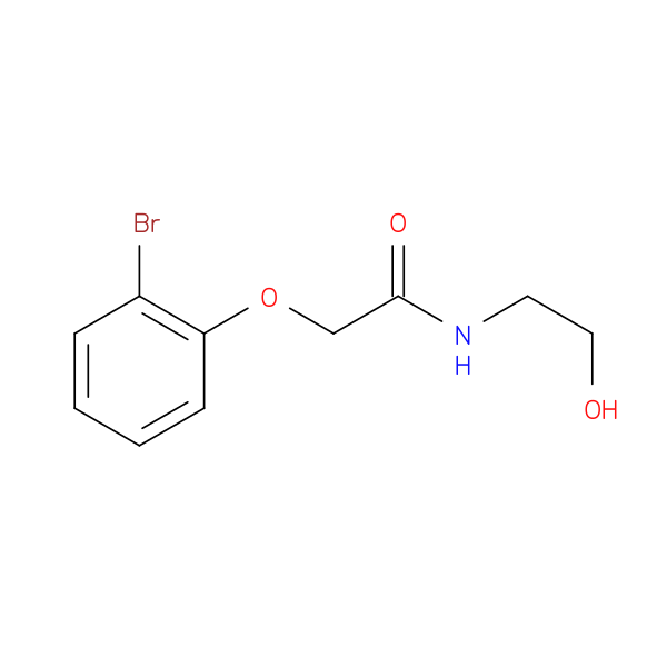 Acetamide, 2-(2-bromophenoxy)-N-(2-hydroxyethyl)-