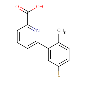 6-(5-Fluoro-2-methylphenyl)picolinic acid