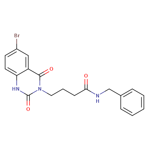 N-benzyl-4-(6-bromo-2,4-dioxo-1,2,3,4-tetrahydroquinazolin-3-yl)butanamide