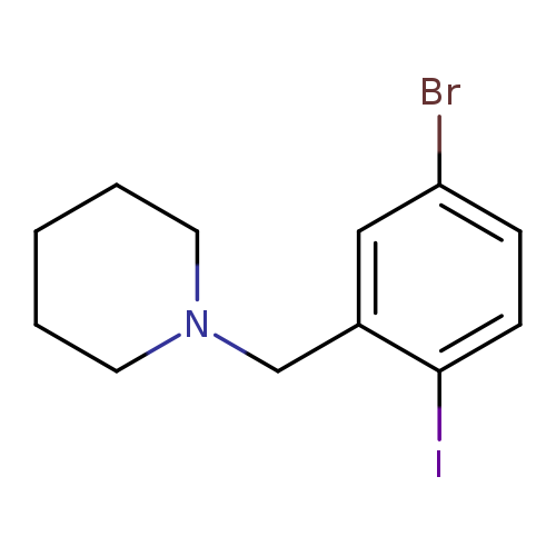 1-(5-Bromo-2-iodo-benzyl)-piperidine