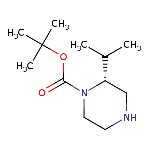 1-Piperazinecarboxylic acid, 2-(1-methylethyl)-, 1,1-dimethylethyl ester,(2R)-