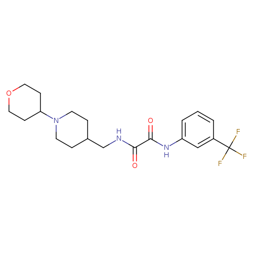 N-{[1-(oxan-4-yl)piperidin-4-yl]methyl}-N'-[3-(trifluoromethyl)phenyl]ethanediamide