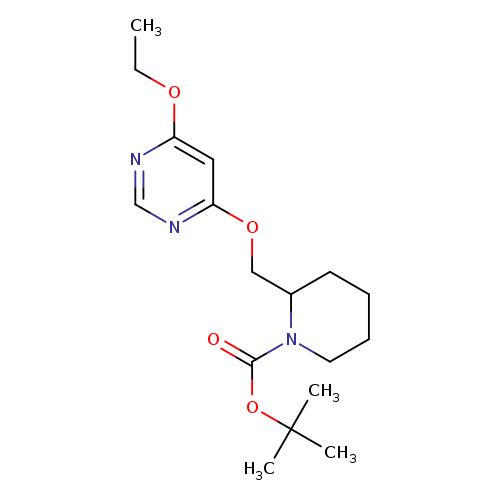 tert-Butyl 2-(((6-ethoxypyrimidin-4-yl)oxy)methyl)piperidine-1-carboxylate