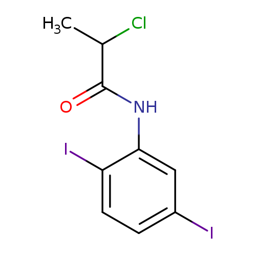 2-chloro-N-(2,5-diiodophenyl)propanamide
