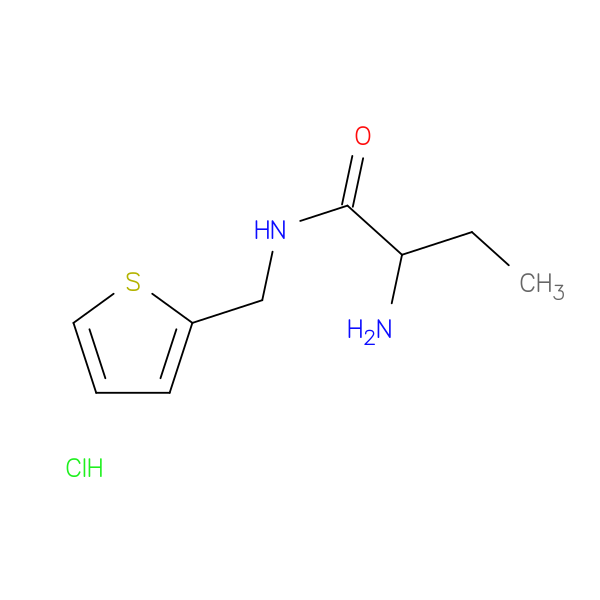 2-amino-N-[(thiophen-2-yl)methyl]butanamide hydrochloride