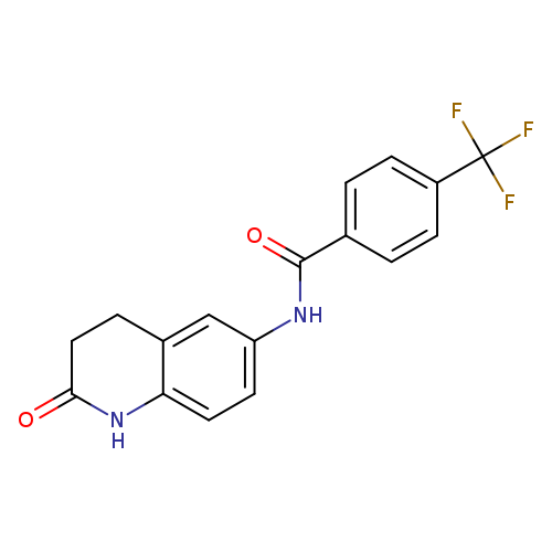 N-(2-oxo-1,2,3,4-tetrahydroquinolin-6-yl)-4-(trifluoromethyl)benzamide
