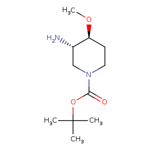 tert-butyl(3S,4S)-3-amino-4-methoxypiperidine-1-carboxylate