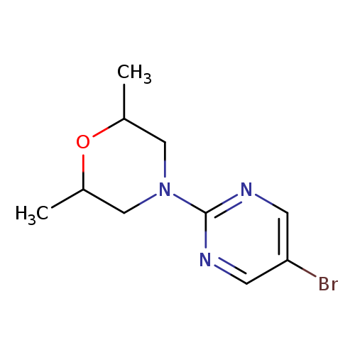 Morpholine, 4-(5-bromo-2-pyrimidinyl)-2,6-dimethyl-