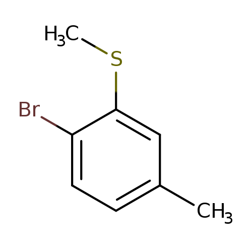Benzene, 1-bromo-4-methyl-2-(methylthio)-