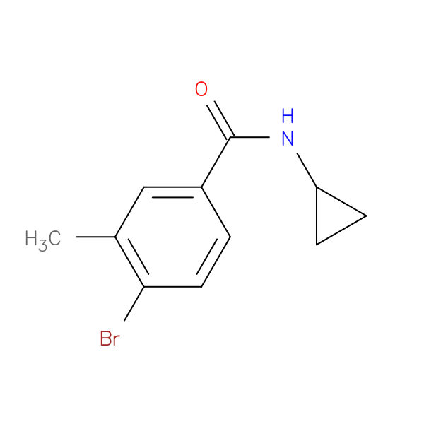 4-Bromo-N-cyclopropyl-3-methylbenzamide