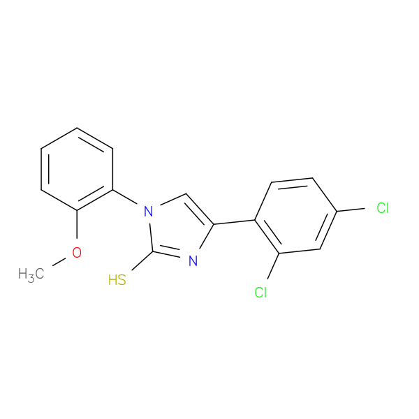 4-(2,4-dichlorophenyl)-1-(2-methoxyphenyl)-1H-imidazole-2-thiol