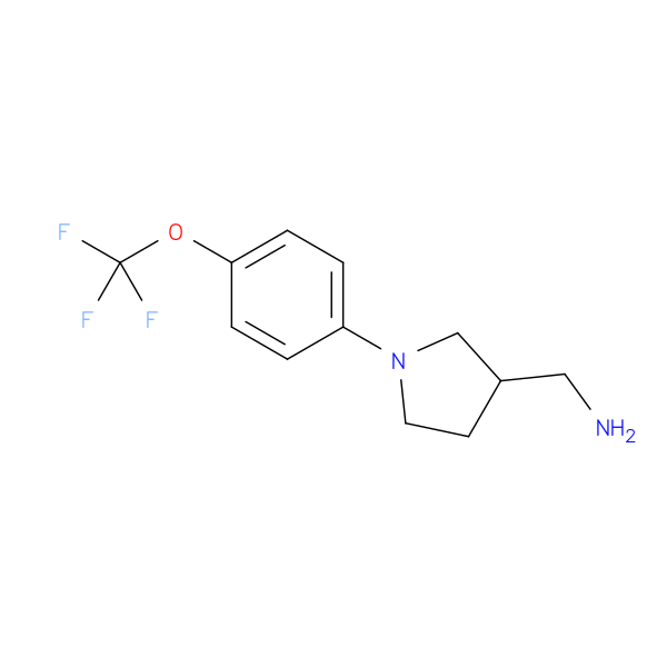 (1-[4-(Trifluoromethoxy)phenyl]pyrrolidin-3-yl)methanamine
