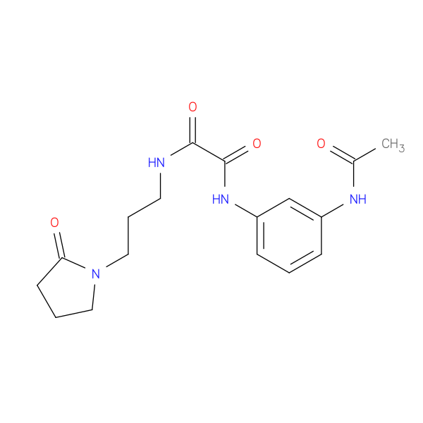 N'-(3-acetamidophenyl)-N-[3-(2-oxopyrrolidin-1-yl)propyl]ethanediamide
