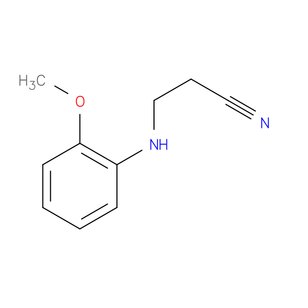 3-((2-Methoxyphenyl)amino)propanenitrile