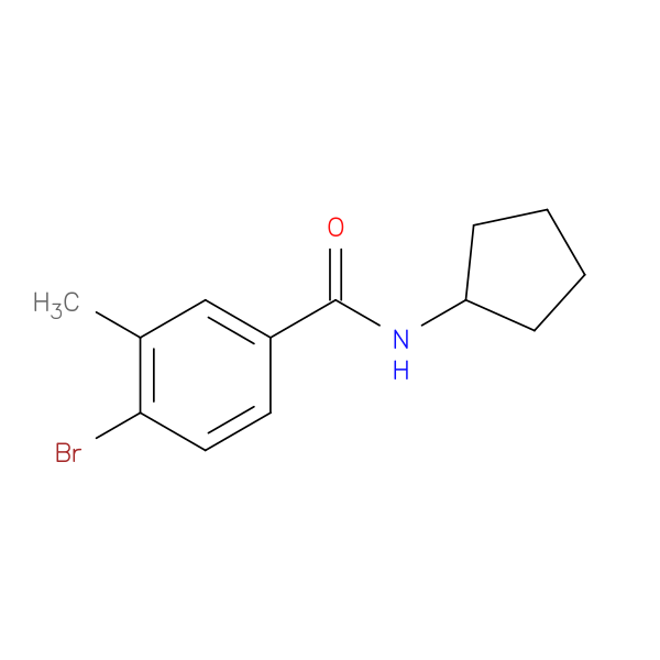 N-Cyclopentyl 4-bromo-3-methylbenzamide