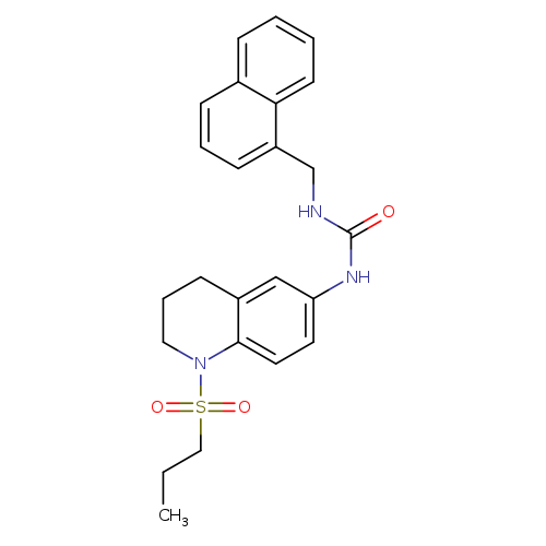 1-[(naphthalen-1-yl)methyl]-3-[1-(propane-1-sulfonyl)-1,2,3,4-tetrahydroquinolin-6-yl]urea