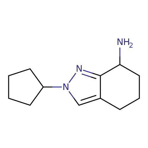 2-cyclopentyl-4,5,6,7-tetrahydro-2H-indazol-7-amine
