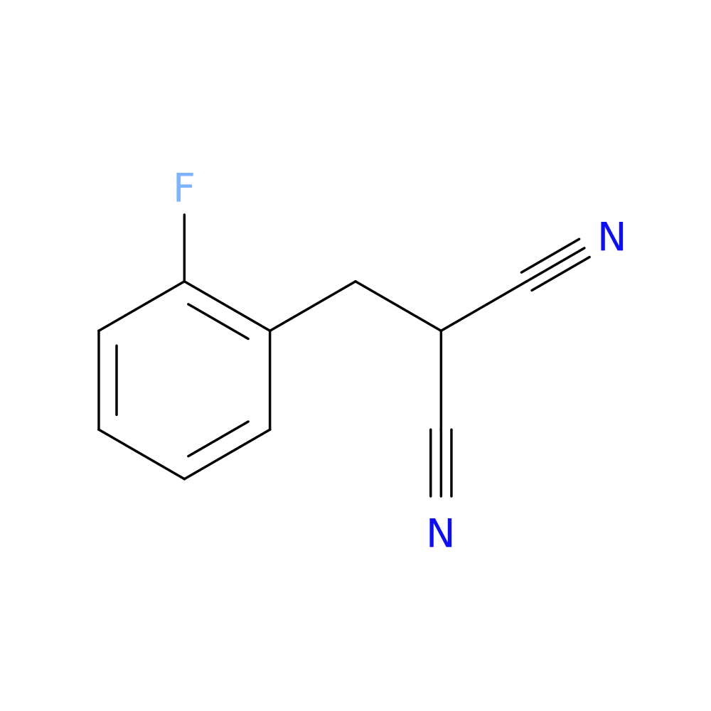 2-[(2-fluorophenyl)methyl]propanedinitrile