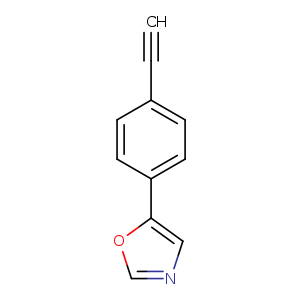 5-(4-Ethynylphenyl)-1,3-oxazole