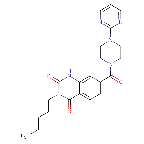 3-pentyl-7-[4-(pyrimidin-2-yl)piperazine-1-carbonyl]-1,2,3,4-tetrahydroquinazoline-2,4-dione