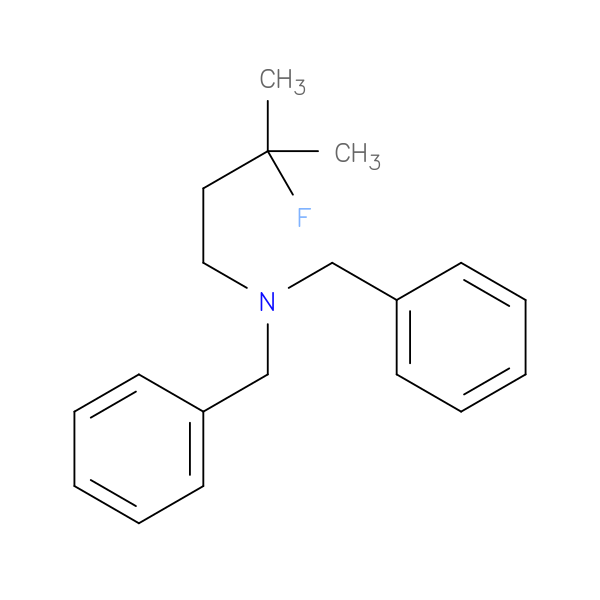 N,N-dibenzyl-3-fluoro-3-methylbutan-1-amine