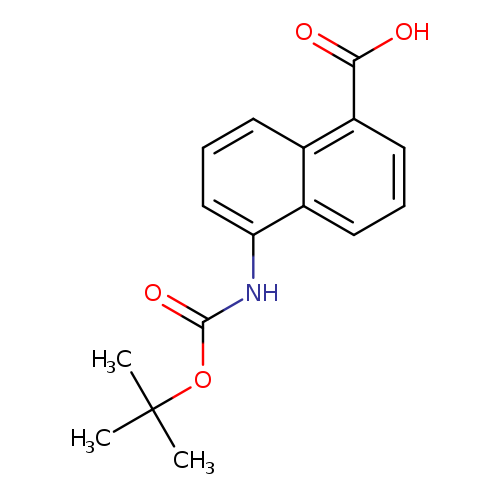 5-{[(tert-butoxy)carbonyl]amino}naphthalene-1-carboxylicacid