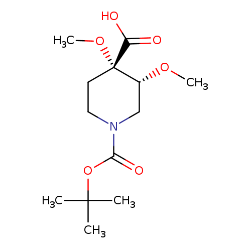 rac-(3R,4S)-1-[(tert-butoxy)carbonyl]-3,4-dimethoxypiperidine-4-carboxylicacid