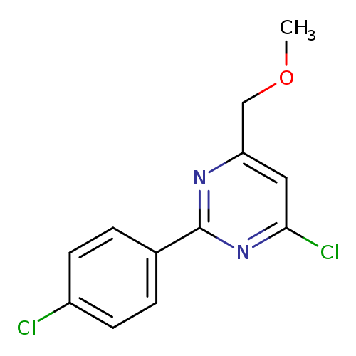 4-Chloro-2-(4-chlorophenyl)-6-(methoxymethyl)pyrimidine