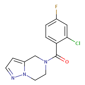5-(2-chloro-4-fluorobenzoyl)-4H,5H,6H,7H-pyrazolo[1,5-a]pyrazine