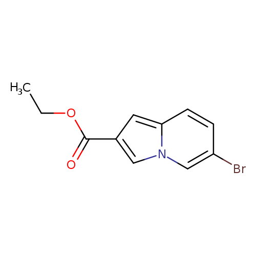 2-Indolizinecarboxylic acid, 6-bromo-, ethyl ester