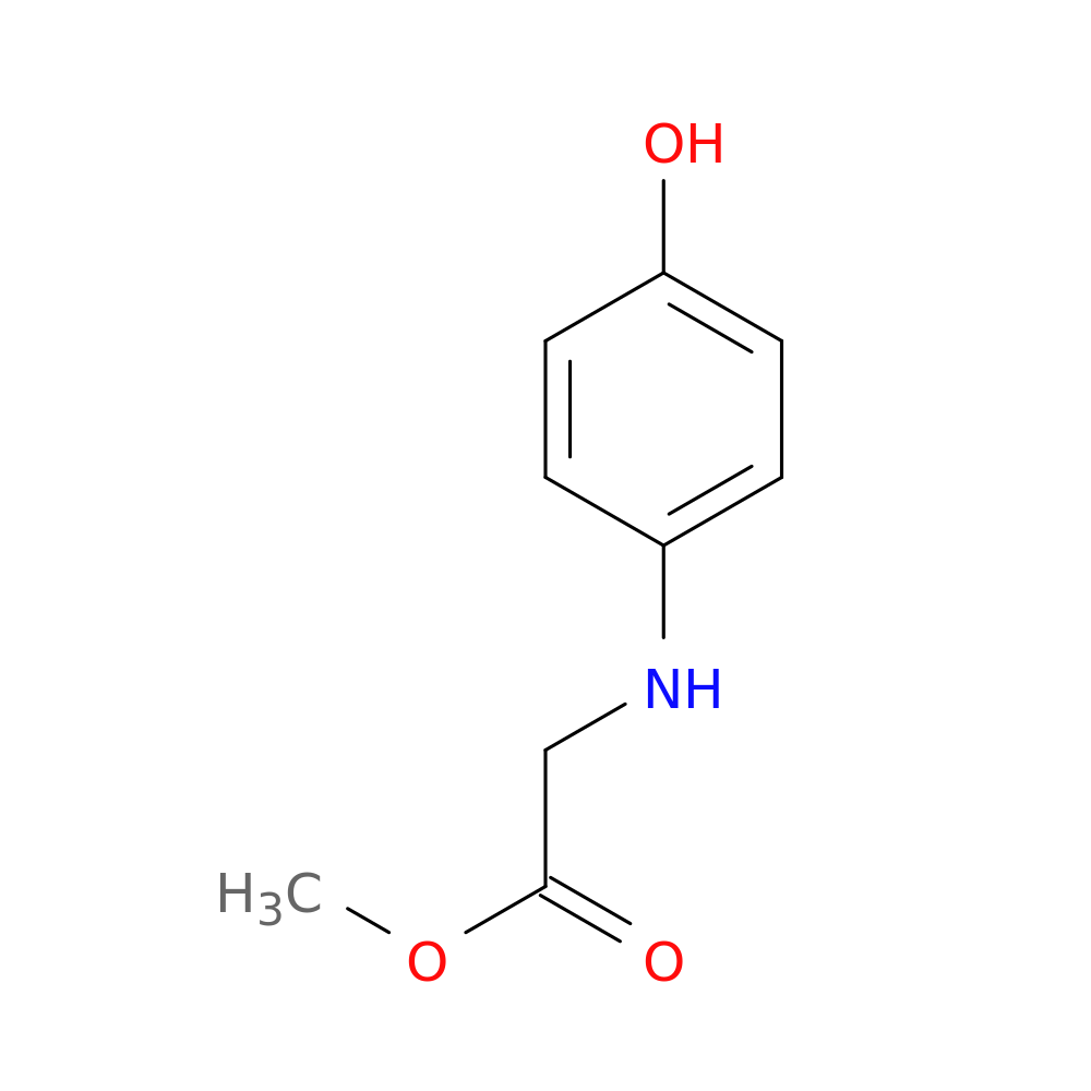 Methyl 2-((4-hydroxyphenyl)amino)acetate