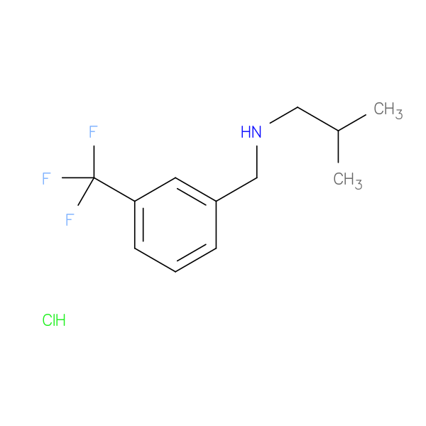 (2-methylpropyl)({[3-(trifluoromethyl)phenyl]methyl})amine hydrochloride
