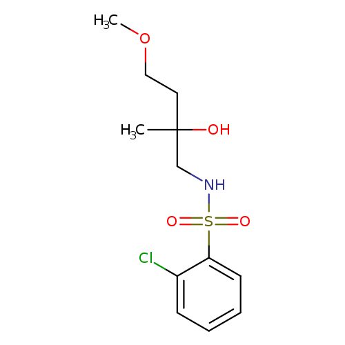2-[(2-chlorobenzenesulfonamido)methyl]-4-methoxybutan-2-ol