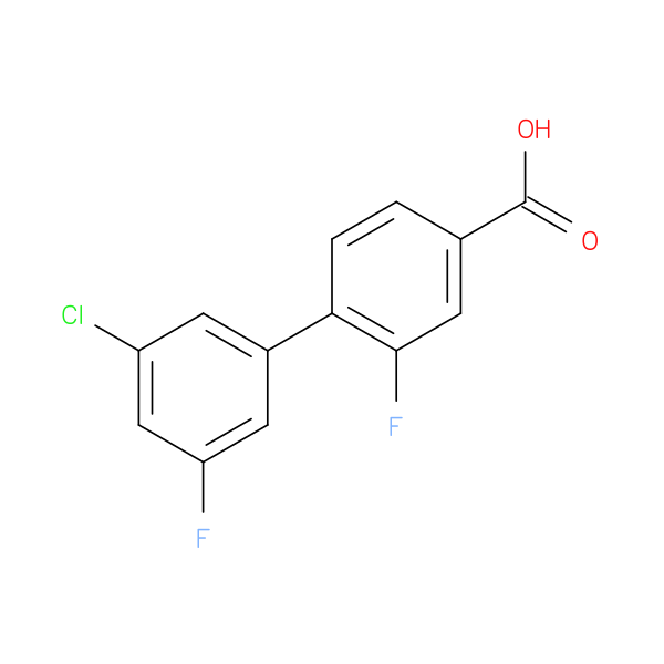 4-(3-Chloro-5-fluorophenyl)-3-fluorobenzoic acid