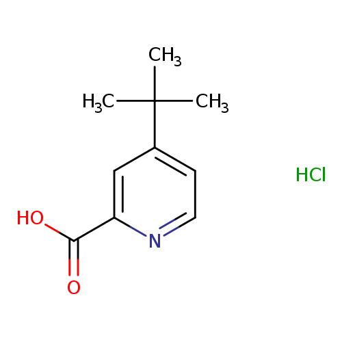 2-Pyridinecarboxylic acid, 4-(1,1-dimethylethyl)-, hydrochloride (1:1)