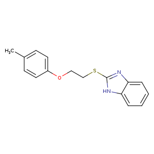 2-([2-(4-Methylphenoxy)ethyl]thio)-1h-benzimidazole