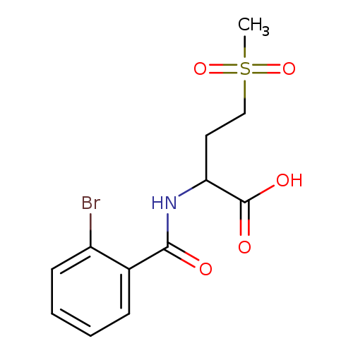 2-[(2-bromophenyl)formamido]-4-methanesulfonylbutanoic acid