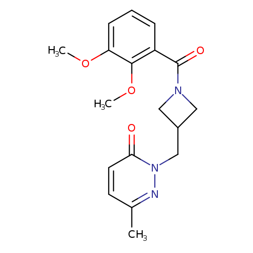 2-{[1-(2,3-dimethoxybenzoyl)azetidin-3-yl]methyl}-6-methyl-2,3-dihydropyridazin-3-one